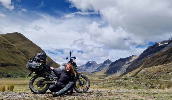 dokter faye is weer thuis na haar motorreis door zuid amerika