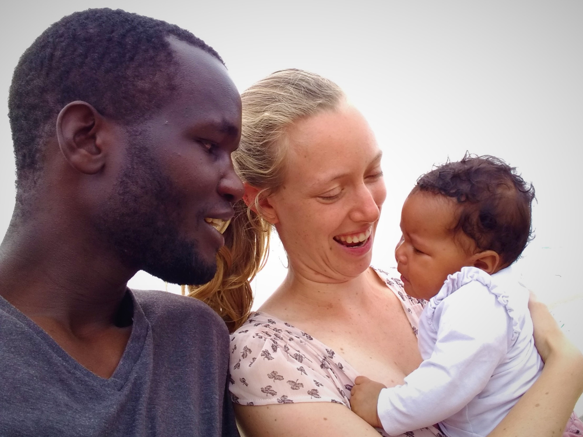 our family with husband leodigard and baby girl leah